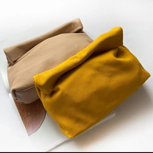 leather clutch